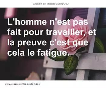 Citations Tristan BERNARD