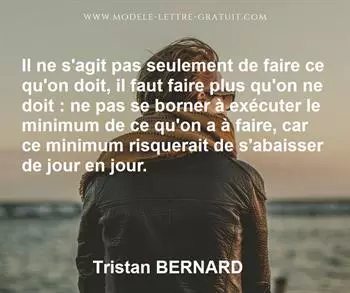 Citation de Tristan BERNARD