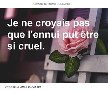 Citations Tristan BERNARD