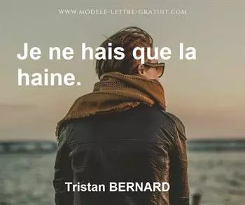 Citation de Tristan BERNARD
