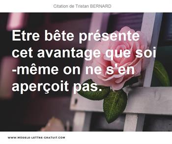 Citations Tristan BERNARD