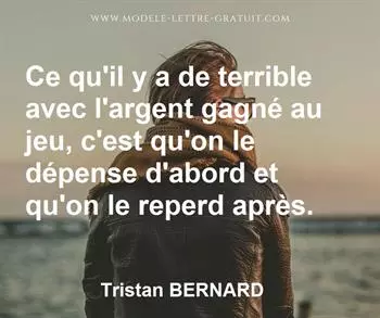 Citation de Tristan BERNARD