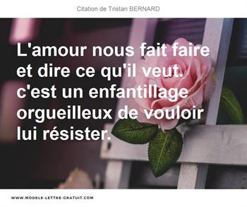 Citations Tristan BERNARD