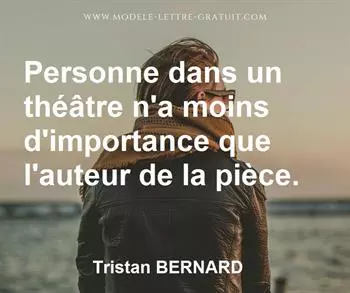 Citation de Tristan BERNARD