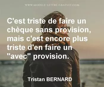 Citation de Tristan BERNARD