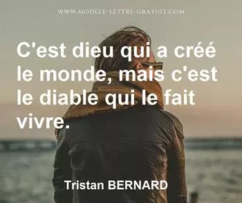 Citation de Tristan BERNARD
