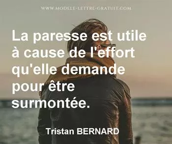 Citation de Tristan BERNARD