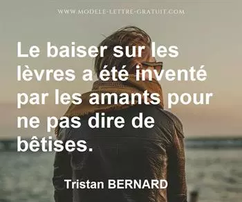 Citation de Tristan BERNARD