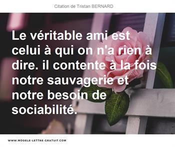Citations Tristan BERNARD