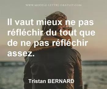 Citation de Tristan BERNARD