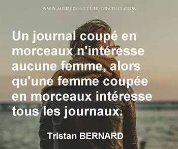 Citation de Tristan BERNARD