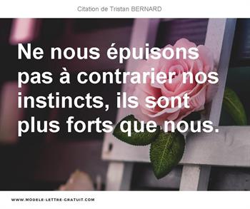 Citations Tristan BERNARD