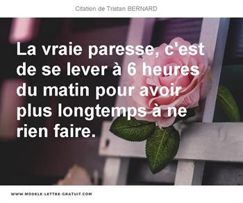 Citations Tristan BERNARD