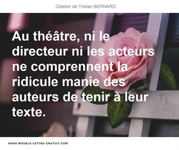 Citations Tristan BERNARD