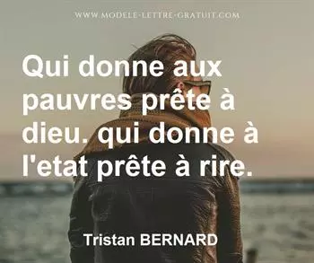 Citation de Tristan BERNARD
