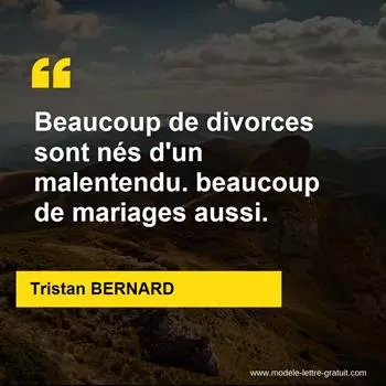 Citation Tristan BERNARD