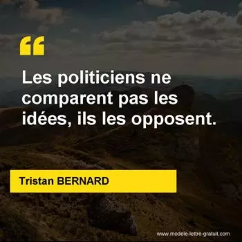Citation Tristan BERNARD