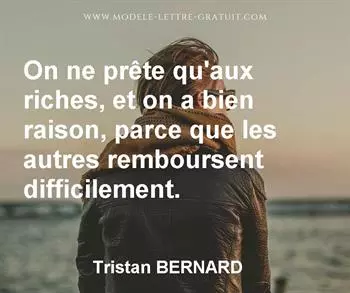 Citation de Tristan BERNARD