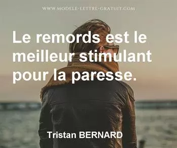 Citation de Tristan BERNARD