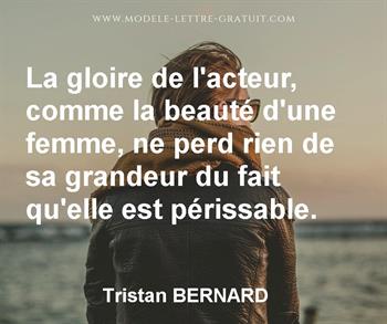 Citation de Tristan BERNARD