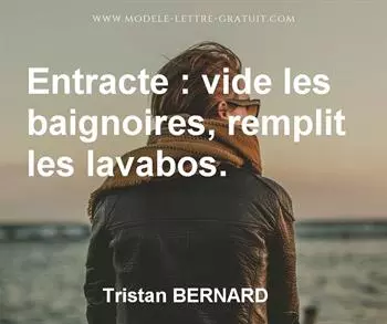 Citation de Tristan BERNARD