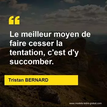 Citation Tristan BERNARD