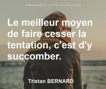 Citation de Tristan BERNARD