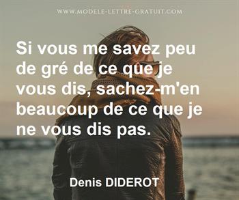 Citation de Denis DIDEROT