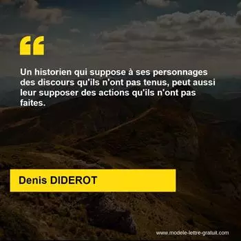 Citation Denis DIDEROT