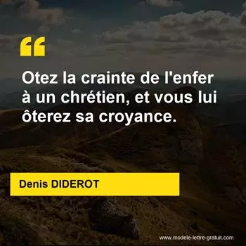 Citation Denis DIDEROT