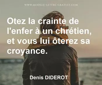 Citation de Denis DIDEROT