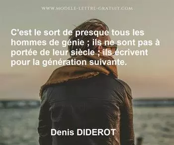 Citation de Denis DIDEROT