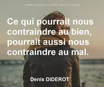 Citation de Denis DIDEROT
