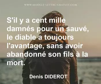 Citation de Denis DIDEROT