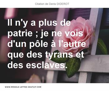 Citations Denis DIDEROT
