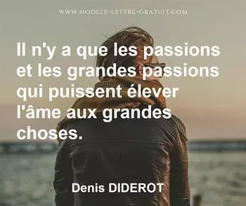 Citation de Denis DIDEROT