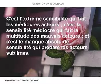 Citations Denis DIDEROT