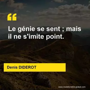 Citation Denis DIDEROT