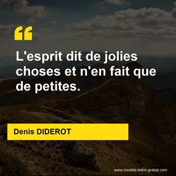 Citation Denis DIDEROT