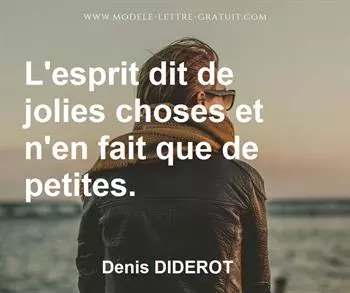 Citation de Denis DIDEROT