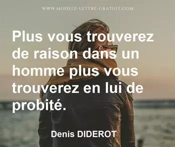 Citation de Denis DIDEROT
