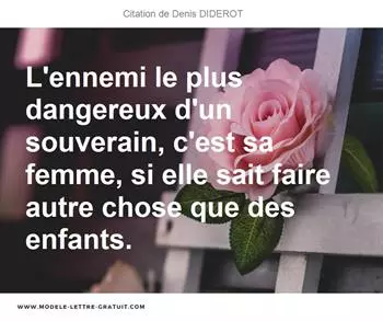 Citations Denis DIDEROT