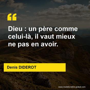 Citation de Denis DIDEROT