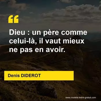 Citation Denis DIDEROT