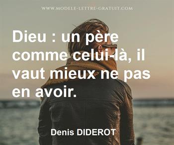 Citation de Denis DIDEROT