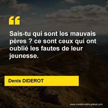 Citation Denis DIDEROT