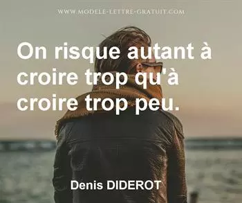 Citation de Denis DIDEROT
