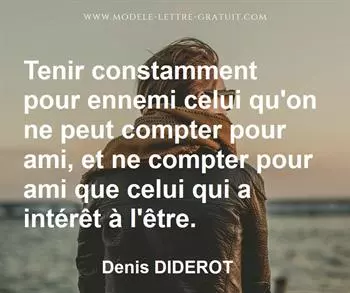 Citation de Denis DIDEROT