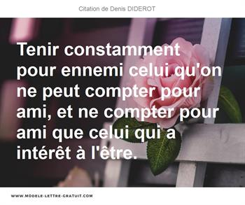 Citations Denis DIDEROT