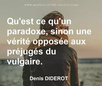 Citation de Denis DIDEROT